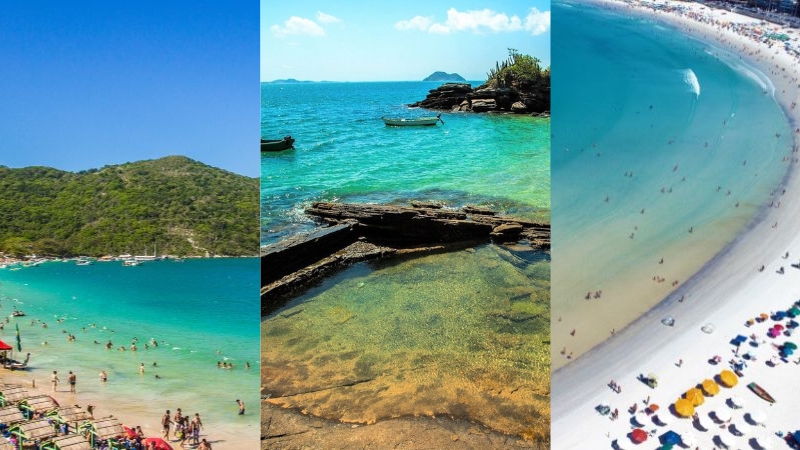 Pacote Cabo Frio + Arraial do Cabo + Búzios 2024