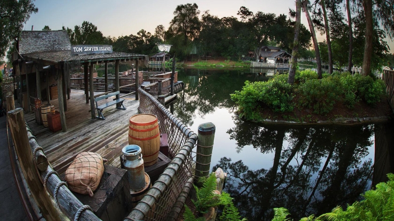 Aventura e Imaginação na Tom Sawyer Island da Disney World