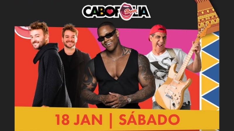 Cabofolia 2025 dia 18 de Janeiro