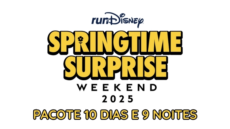 Pacote RunDisney Springtime Surprise 2025 10 Dias e 9 Noites