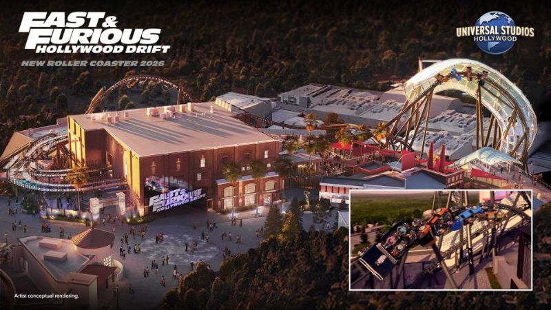 Universal anuncia Montanha-Russa de Velozes e Furiosos