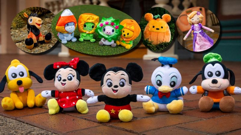 Nova coleção Disney traz pelúcias irresistíveis inspiradas em vilões, princesas e clássicos