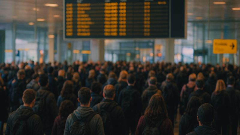 Shutdown paralisa aeroportos dos EUA e causa mais de 13 mil atrasos em 48 horas