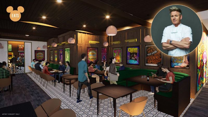 Novo gastropub de Gordon Ramsay chega ao Downtown Disney com clima da Londres dos anos 60